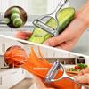 Multi-Purpose Stainless Steel Peeler - Effortlessly Peel Potatoes, Cucumbers and Carrots - Perfect for Kitchen, Restaurant and Hotel Use