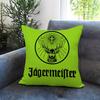 J-Jagermeister Cushion Cover Comfortable Reversible Pillow Cover Ideal for Car Sofa Bedroom & Beyond