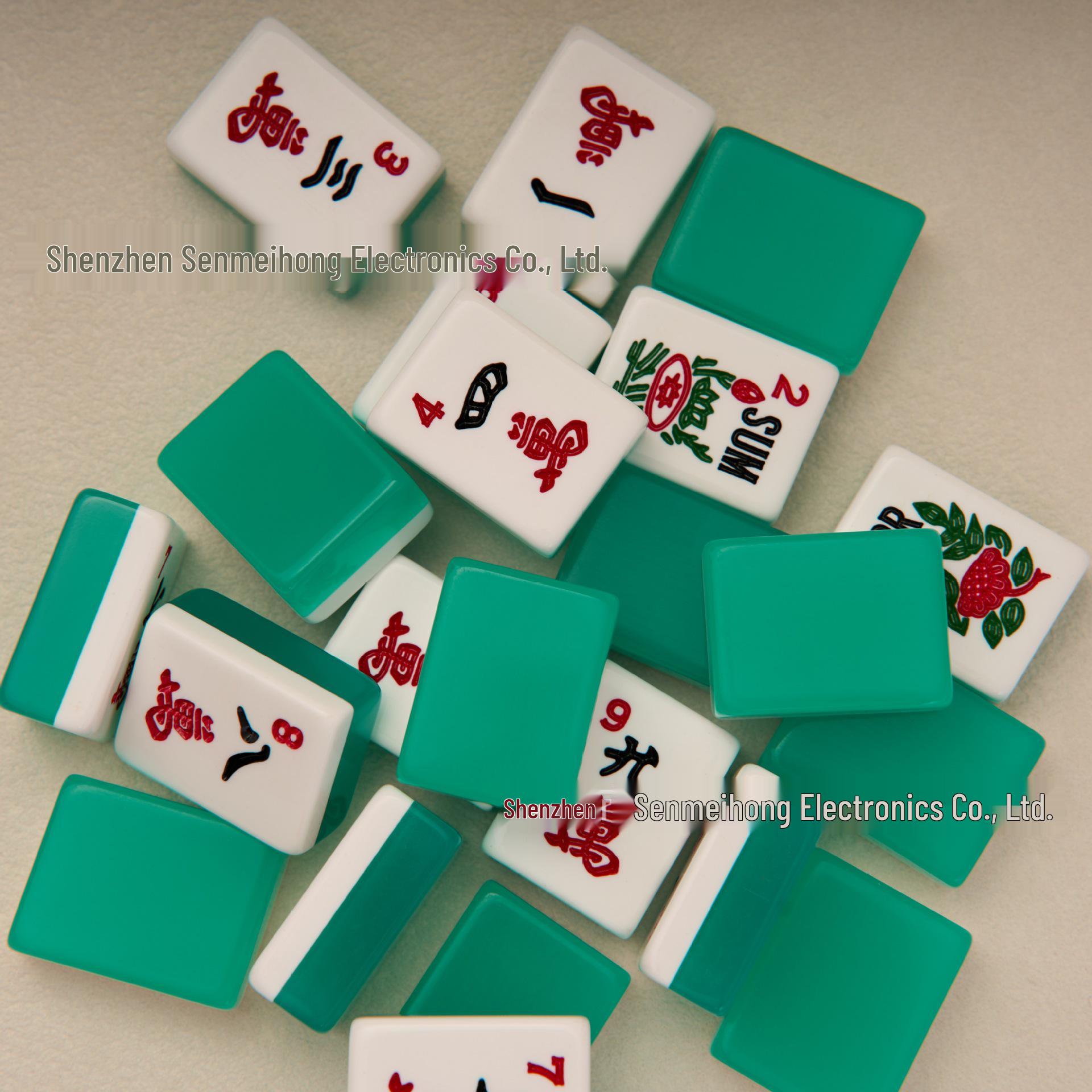 American Mahjong Set: Acrylic Dice, Card