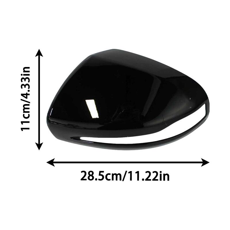 For Mercedes Benz C GLC S E Class W205 X253 W222 W213 W238 LHD Carbon Fiber Black Side Rearview Mirror Cover Caps Shell