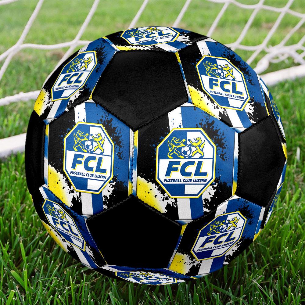 1PC Fussball Club Zürich size 5 soccer ball PrahaIndoor Soccer Ball Colorful All Ages Machine Stitched PVC Competition Ready Durable High-Bounce