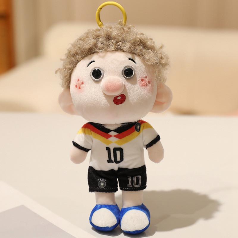 World Cup Plush Keychain With Soft Pp Cotton Filling For Soccer Fans