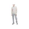 Uniqlo SS23 Solid Half-Zip Pullover Long Sleeve Stand Collar Sweater Men Sweater Light-Gray 456316-02