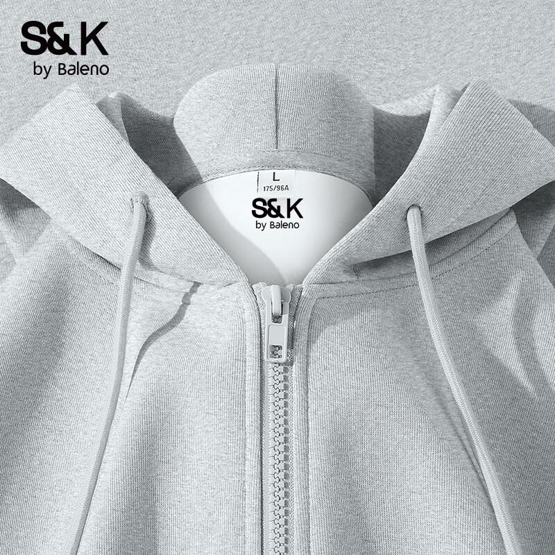 Baleno Men's S&K Series Hooded Cardigan Sweatshirt