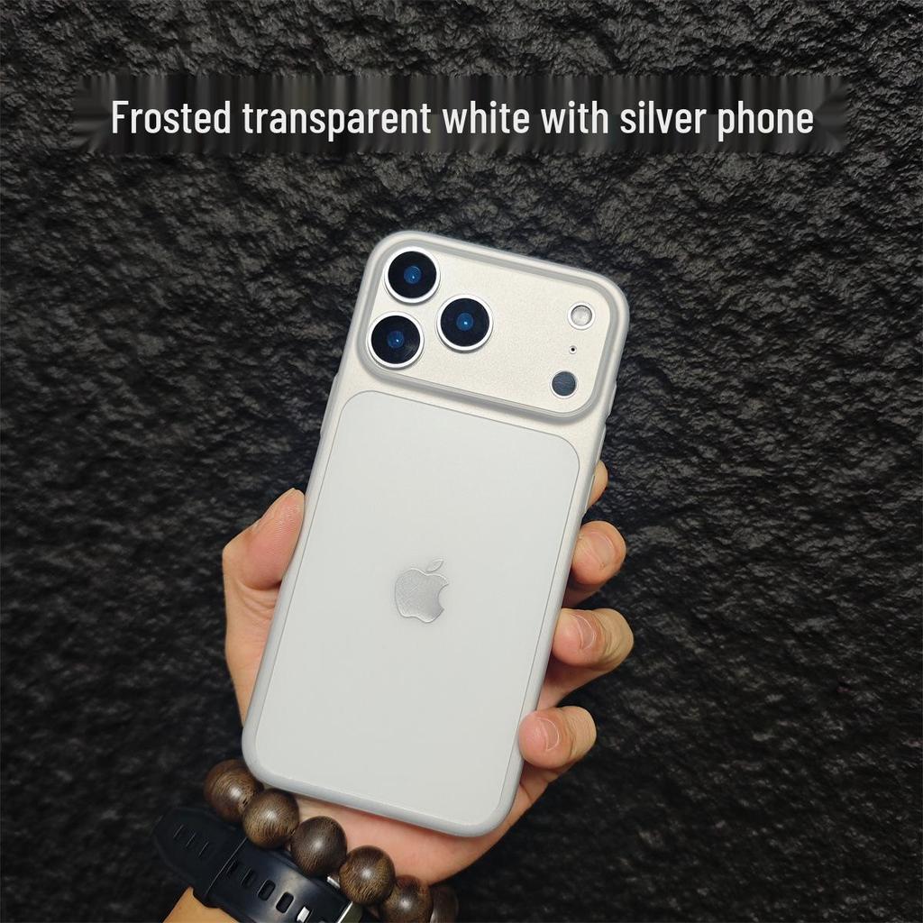 Thin, Light Non-Yellowing Phone Case for Apple 17 Pro Max, iPhone 16-15-14, Frosted and Minimalist Design
