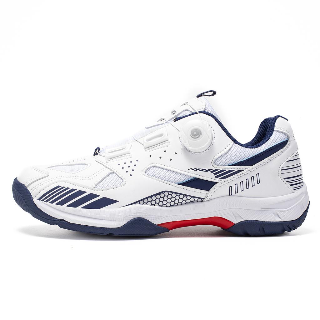 Badminton shoes couple sports shoes professional beef tendon sole anti-skid training lightweight double rotating buckle high-quality sports shoes
