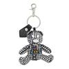 Vivienne Westwood Check Teddy Bear Keyring 82120005u W011t O302