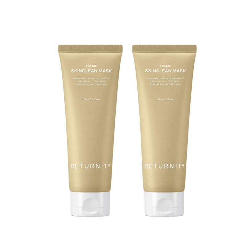 Returnity Job's Tears Pore Refining Wash-Off Mask 120g | Kaolin Clay Mask | Exfoliating & Pore Care | Korean Skincare
