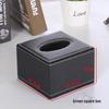 SEFASHYOH Leather Tissue Box Holder