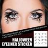4/8 ζεύγη Αυτοκόλλητα Τατουάζ Ματιών Halloween Eyeliner Δαντέλες Προσώπου Αυτοκόλλητο Μακιγιάζ Αράχνη Ιστός Αράχνης Νυχτερίδα Φεστιβάλ Μακιγιάζ Σχέδιο Διακοσμήσεις