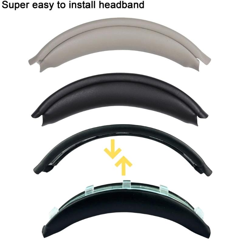 Headphone Head Beam Pad Repair for WH-1000XM4 Over Head Headset Lambskin Headband Cushion