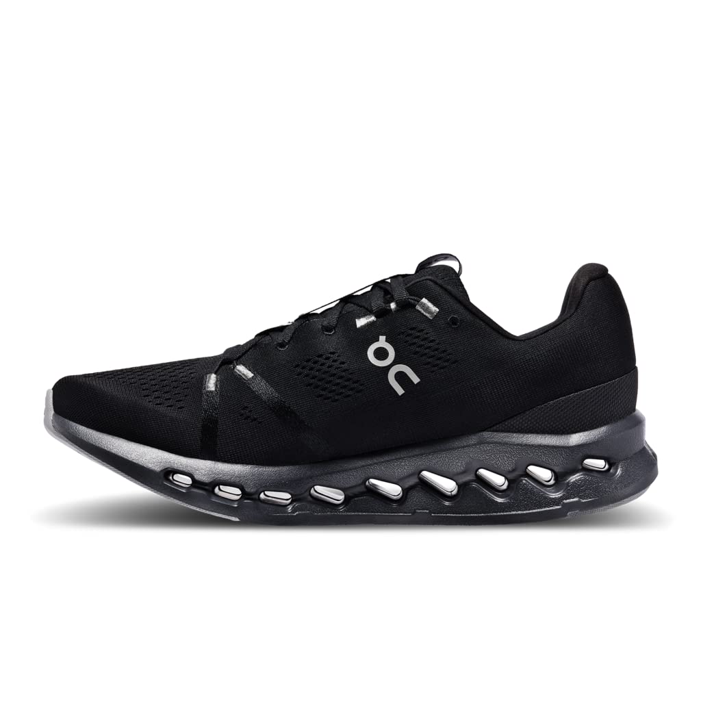 On Cloudsurfer All Black Running Size Women's Shoes, 22.5cm