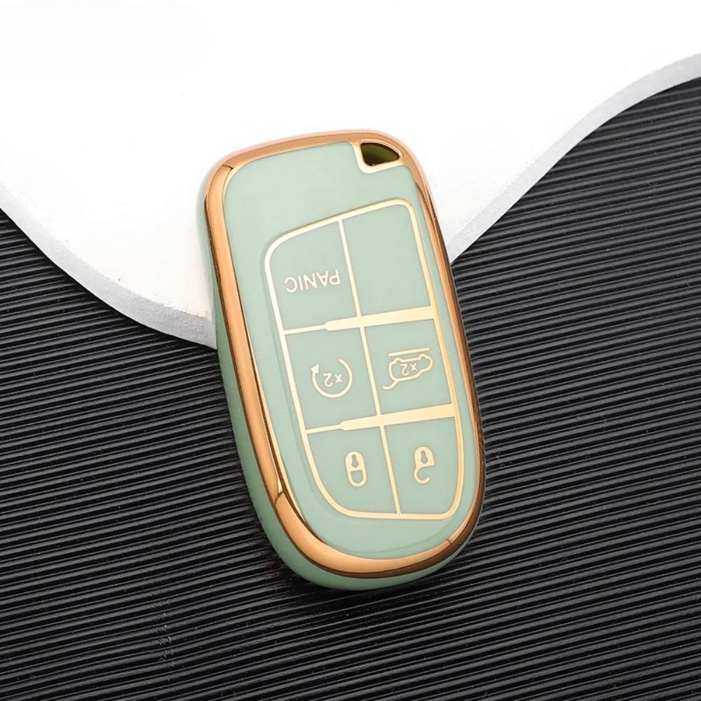 TPU Car Remote Key Case Cover Shell for Jeep Renegade Grand Cherokee for Dodge Ram 1500 Journey Charger Challenger Fiat Durango