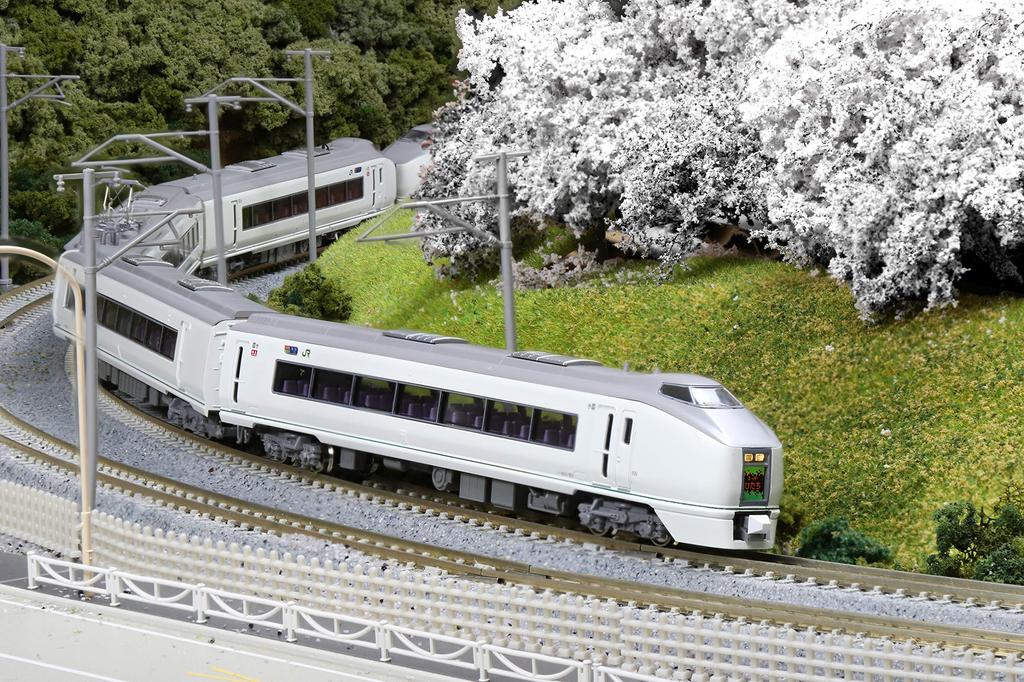 KATO N Gauge 651 Series Super Hitachi Set Model Train 4-Car Add-On 10-1585