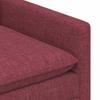 Sofa Burgundy 196 x 81 x 87.5 cm Fabric