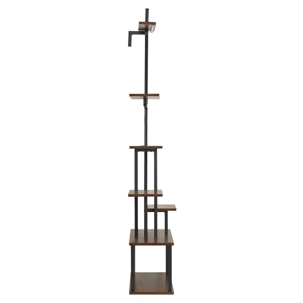 Plant Stand Indoor with Grow Lights, 166.5cm Tall 7-Tiered Lighted Plant Shelf, 2 Pack Metal Corner Plants Holder, 3 Timer & 10 Brightness, Half-Moon