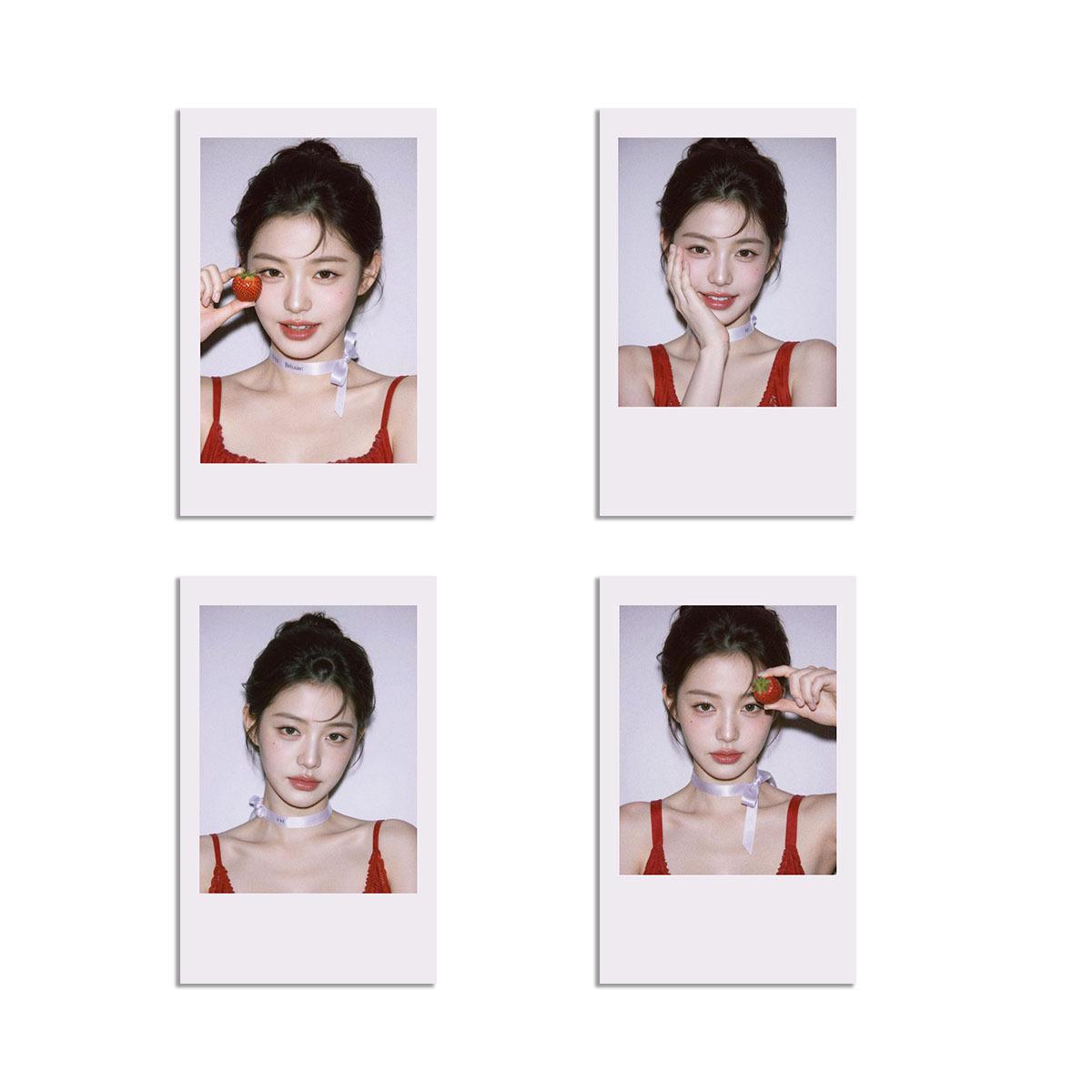 Лист поляроидных фотокарточек IVE Jang Won Young (отрывной)