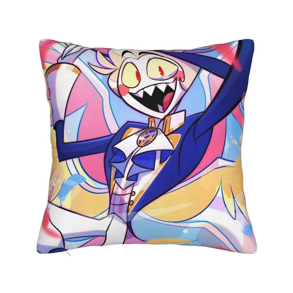 Lucifer Hazbins Hotels Pillowcase Soft Polyester Cushion Cover Gift  Pillow Case Cover Bedroom Square 40X40cm