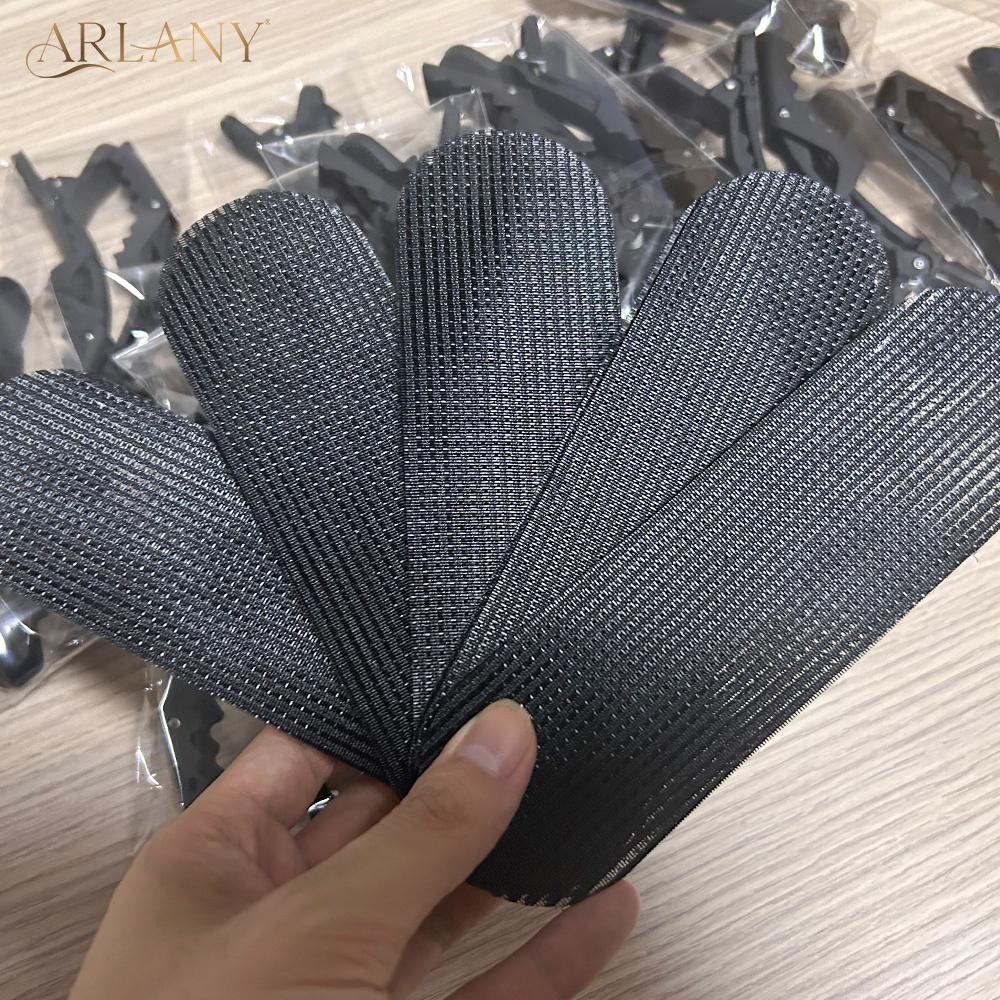 10 Pezzi Fermagli per Capelli Patch Adesiva per Capelli Nastro Magico in Velcro per Capelli Riutilizzabile Supporto per Frangia Strumenti per lo Styling dei Capelli per Salone Barbiere Accessorio Fissaggio Capelli Spezzati