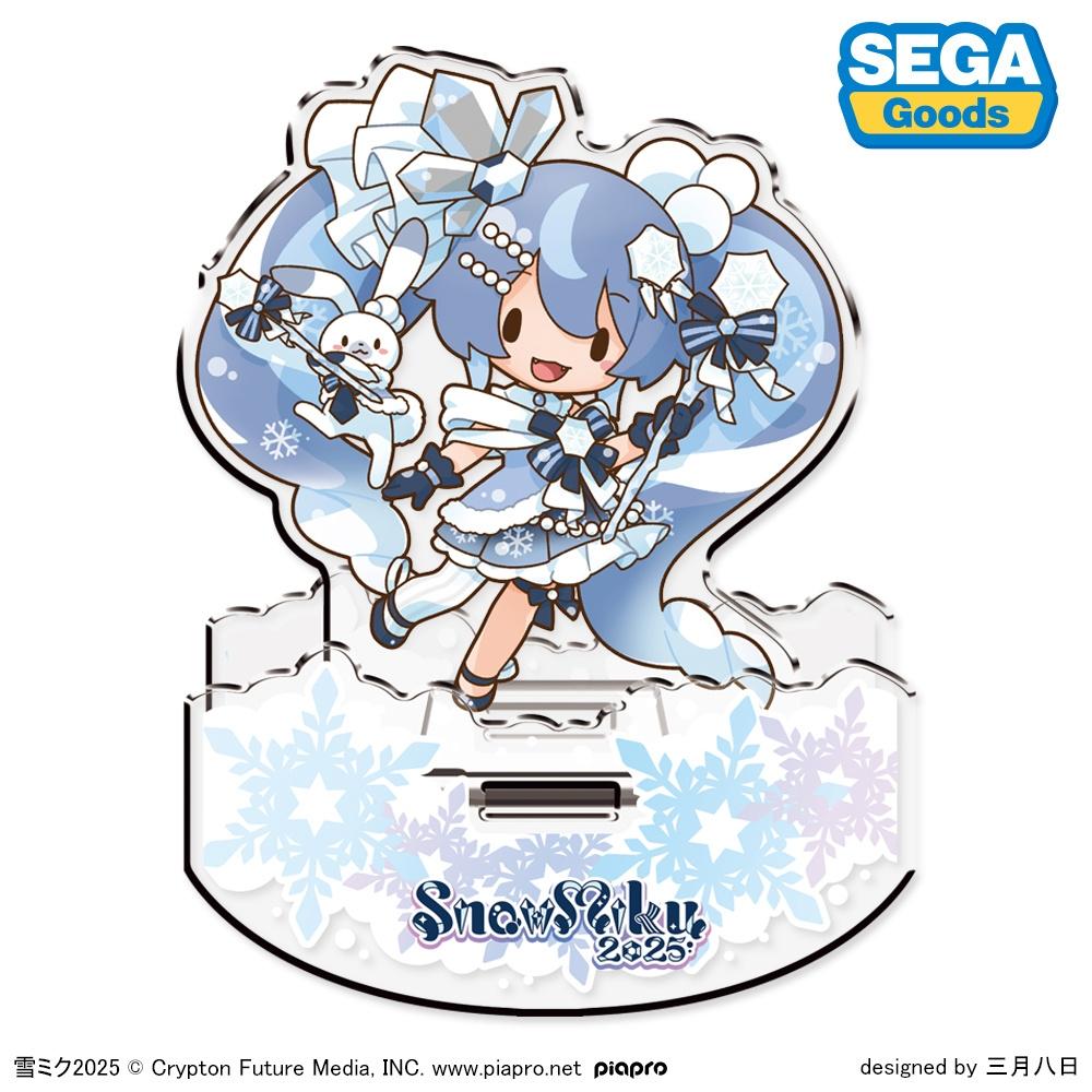 

Vocaloid Snow Miku 2025 Fuwapuchi Swing Acrylic Stand