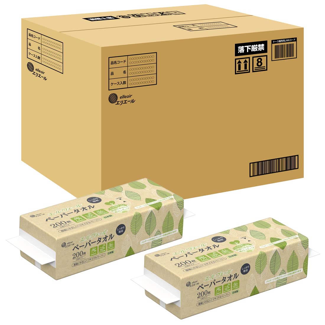

Elver Paper Towel Paper Wrapping Single 8400 Листов (200 листов x 42 упаковки) Овальный размер [Корпус продан]