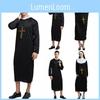 Faszinierendes Priesterkostüm Robe im klassischen Pate-Stil für unvergessliche Halloween-Feiern