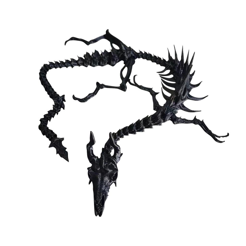 3d Printed Joint Dragon, Dragon Pendant Figurine, Gothic Cosplay Dragon Decoration