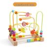 Wooden Stringing Beads for Toddlers 1-3: Animal & Fruit Blocks for Early Education & Hand-Eye Coordination