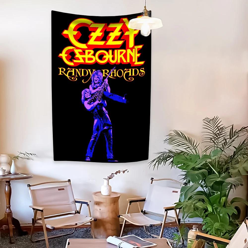 Tapestry Cantante Musica Rock And Roll Copertina Album Ozzy Osbourne Decorazione Casa Appeso a Parete Panno di Sfondo Decorazione Camera da Letto Dormitorio