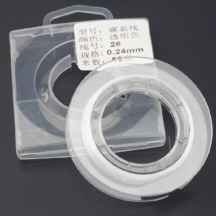 Clear Monofilament Line Invisible Fishing Wire for Fishing Hanging Crafts 50M Fishing Line, Nylon Fishing Wire Spool