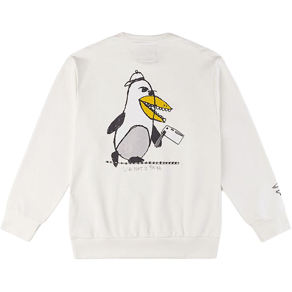 Vans Sweatshirts Unisex White Crew Neck Moderate VN000TRRFS8