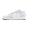 Air Jordan 1 Low Top Vintage Basketball Shoes Unisex Gray Pink 553558-146(Team1253-)