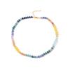 Bohemian Style Neck Choker Colorful Rainbow Necklace Fashion Women's Beaded Necklace  Beach