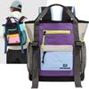 Colorful Nylon Backpack With Multiple Pockets And Adjustable Straps For Outdoor Activities