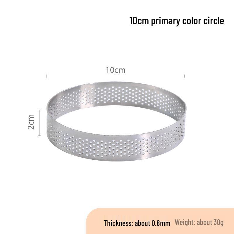 Stainless Steel French Tart Ring Cheese & Mousse Mold