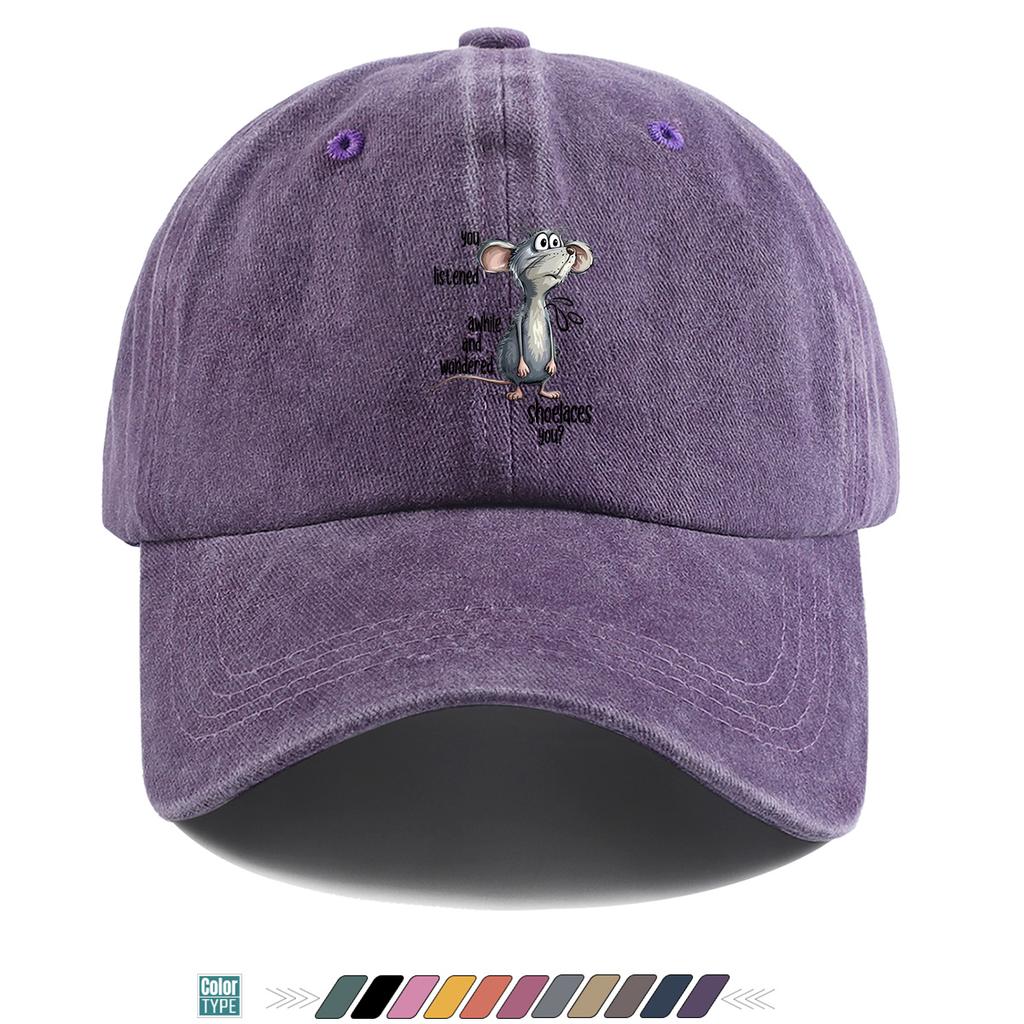 pc pcs Unisex Adjustable Baseball Cap with Mouse Print  Lightweight Breathable Suitable for Outdoor Travel Parties Cycling