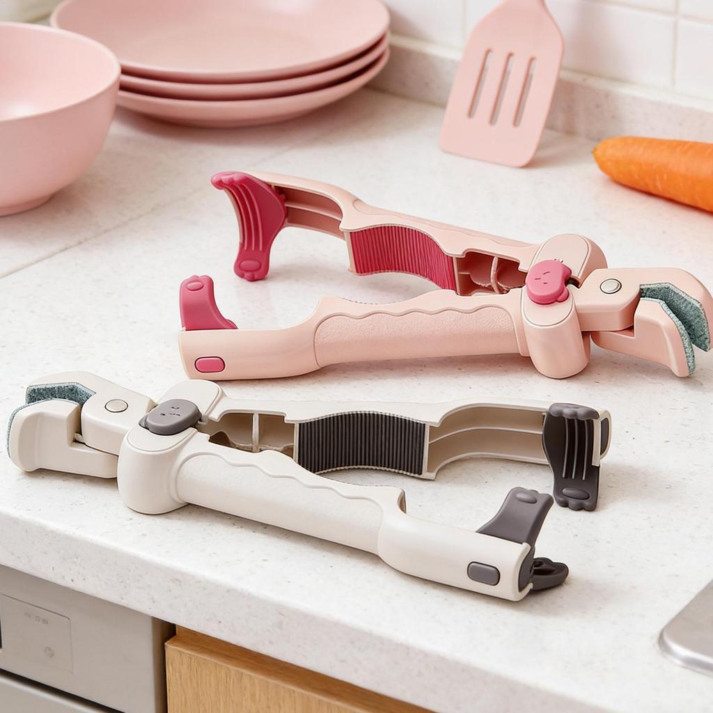 Multifunctional Anti-scalding Hot Plate Gripper Hot Plate Gripper Nonslip Food Holder Anti Scald Plate Gripper Kitchen Tool