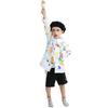 Artists Painters Stage Performance Costumes Kids Halloween Events Carnival Theme Party Cosplay Outfit Pretend Game Jacket Hat