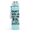 1PC Don't Make Me Get My Big Brother Funny Quote Print 750ml Color Plastic Sports Water Bottle Leakproof Flip Straw Lid Suitable for Sports Home Use