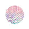 Mermaid-Themed Birthday Party Decorations: Fish-Scale Tableware Set, Disposable Paper Plates, Paper Cups, and Tablecloths