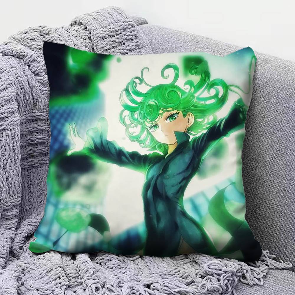 One Punch Man Tatsumaki Manga Home Sofa Cushion Covers and Aecorative Custom Pillow Covers