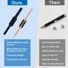 2/4 PCS Adhesive Silicone Pen Holder Desk & Wall No-Drill Flexible Pencil Fixator Space-Saving Organizer, Home Office Classroom