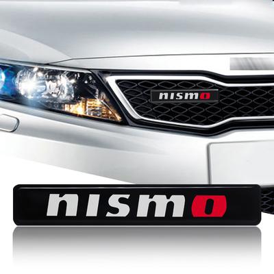 1 st Bil Dekorativ Lampa LED Främre Motorhuv Grill Emblem Badge Dekor För Nismo DAYZ Livina Roox Sentra Altima Cube Micra Note Skyline