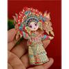 Beijing Opera Character Refrigerator Sticks, Opera Noble Consort Decoration Magnetic Sticks, Beijing Cultural and Creative Industry