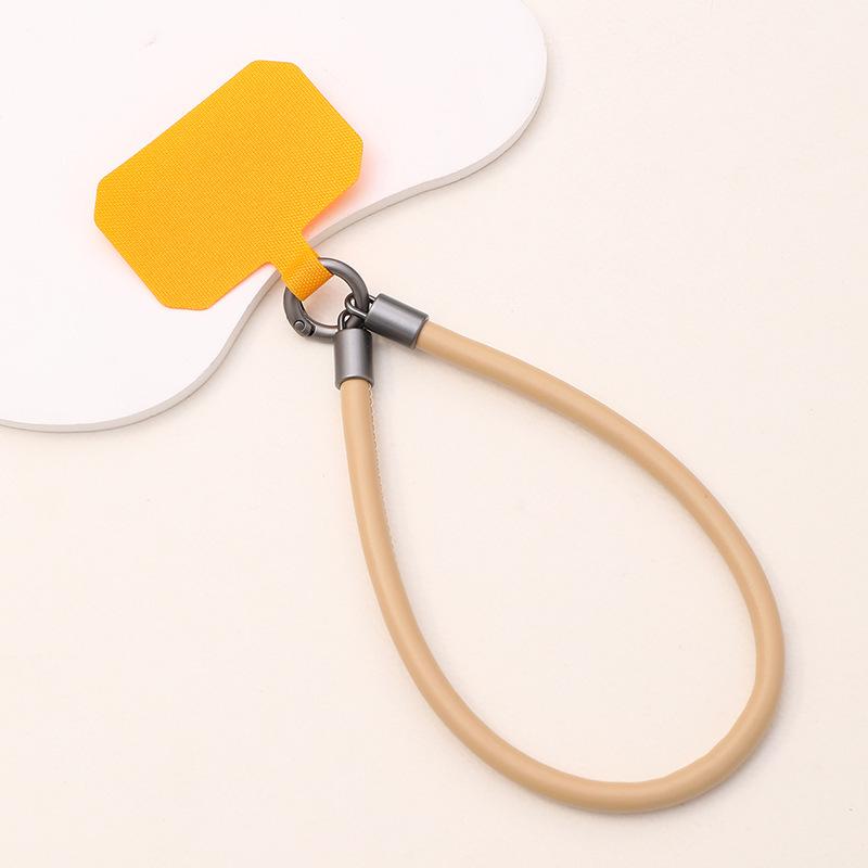 Leather Phone Charm: Anti-Drop Wrist Strap & Sturdy Lanyard for Men & Women