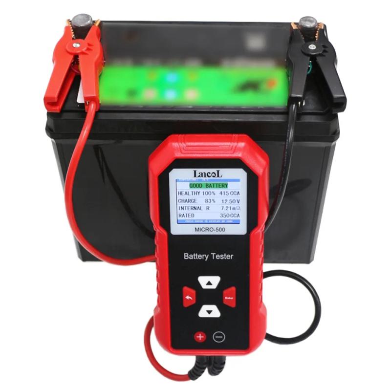 LANCOL Micro 500 Car Battery Tester 12V Lithium Battery Test Digital Lead Acid Battery Analyzer