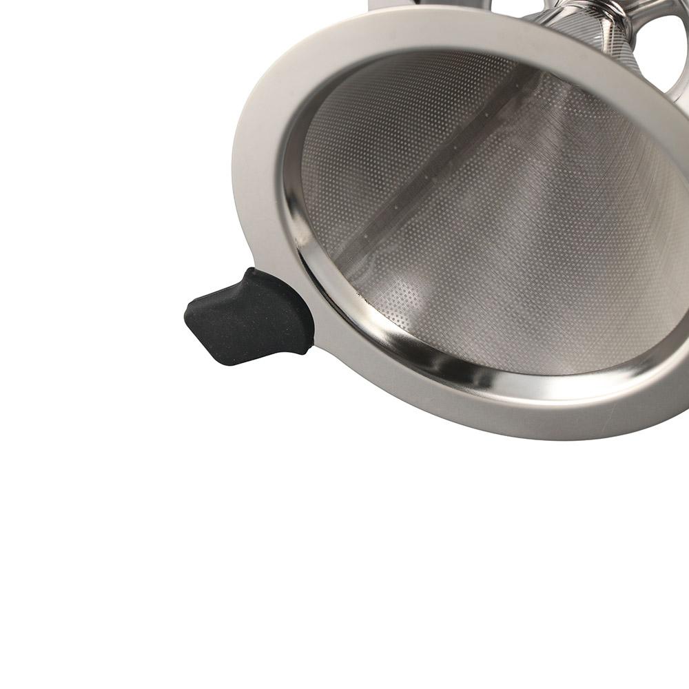 Holder Reusable Stainless Steel Drip Tools Coffee Filter Pour Over Coffee Dripper Cone Strainer