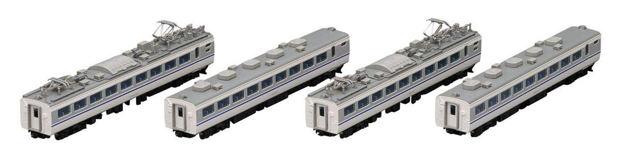 

TOMIX N Gauge 485 Series Limited Express Train Hakutaka Дополнительный набор из 4 вагонов 98408 Модель железнодорожной модели поезда