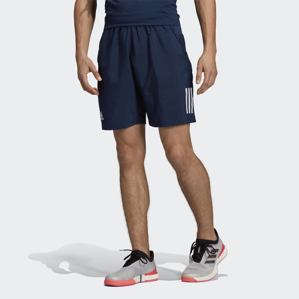 adidas Club 3-Streifen Shorts - Tennis Training Sportlich Herren Unterteile Collegiate-Navy-Blau DU0875