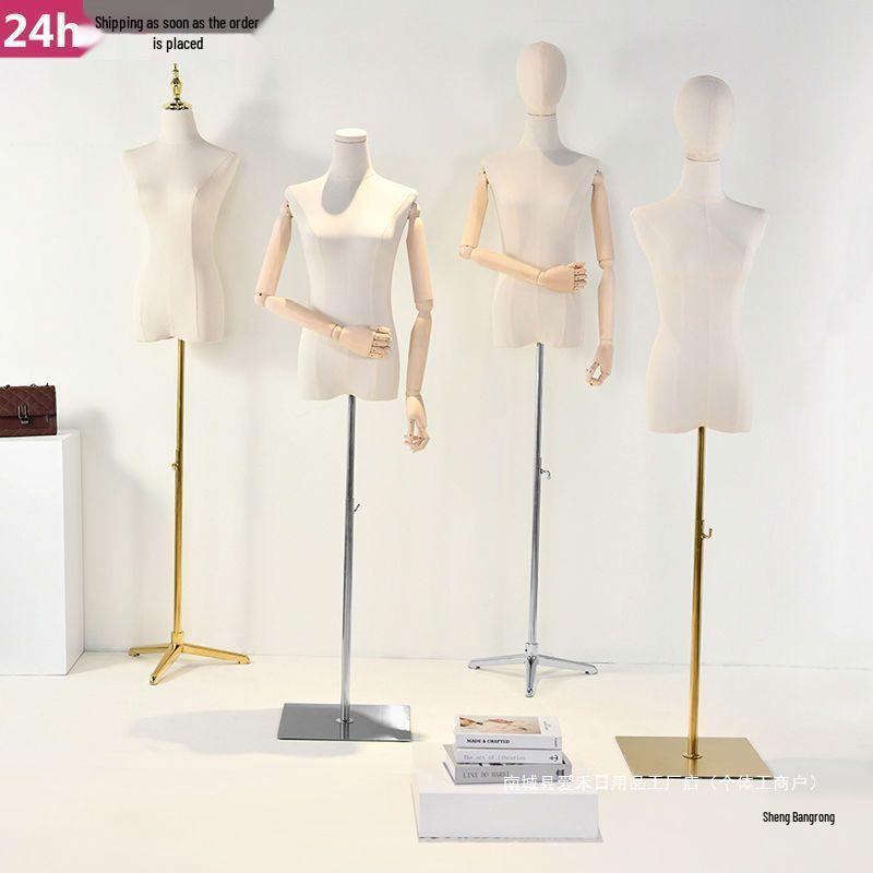 Korean Style Female Mannequin: Half Body Dress Display Rack for Women s Clothing and Wedding Dresses. No base/No hands/No lid  ✓